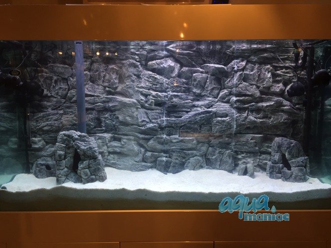 Aquarium Background for Juwel Aquarium Vision 400 - 3d rock background