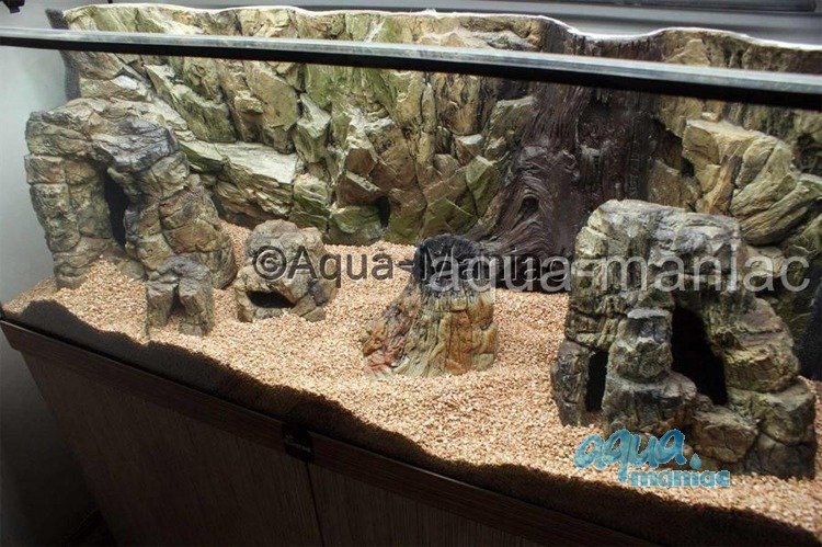 PENCK Aquarium Décor Rocks Mountain View Ornament Fish Tank Decoration-Large Sizes