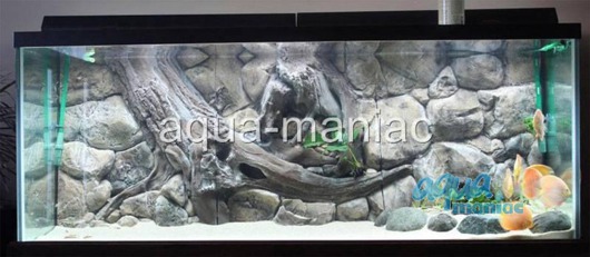 3D Amazon Background 239x56cm in 4 section to fit 8 foot by 2 foot tanks