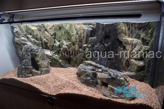 Bundle of large and long  beige aquarium rocks 