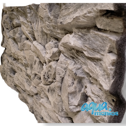 Fluval Vicenza 260 3D grey rock background 117x52cm in 2 sections