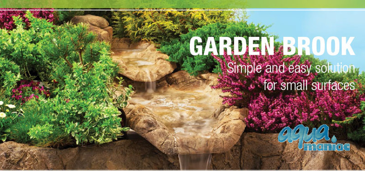 Garden brook - 3 elements plus water pump