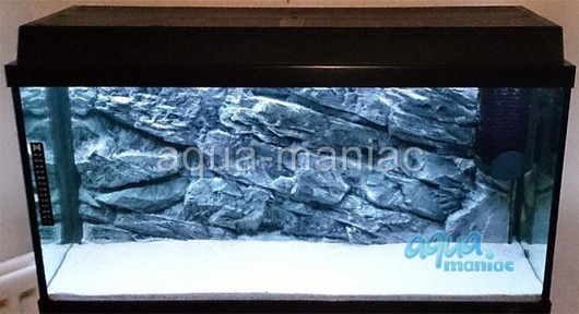JUWEL RIO 180 3D grey rock background 98x40cm in 2 sections