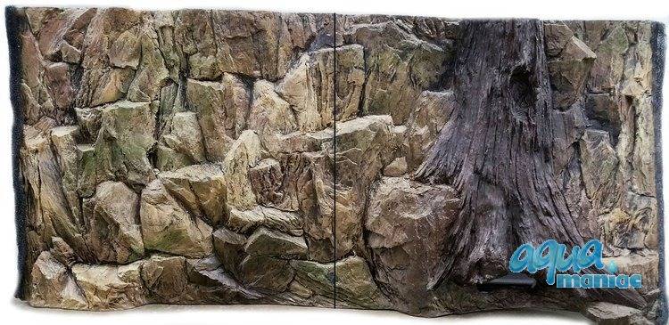JUWEL Vision 180 3D rock root basic 90x45cm 2 sections
