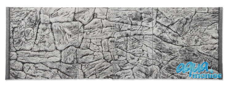 JUWEL Vision 450 3D thin grey rock background 148x56cm in 3 sections