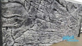3D Background Thin Grey Rock 77x54cm to fit Aqua Oak 145 Aquarium