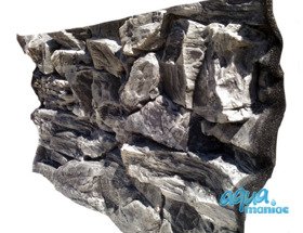 Fluval Roma 90 grey rock background 58x40cm 1 section